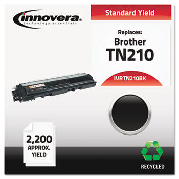 Remanufactured TN210BK Toner, 2200 Page-Yield, Black