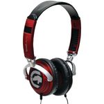 ECKO UNLIMITED EKU-MTN-RD Ecko Motion Over-The-Ear Headphones with Microphone (Red)