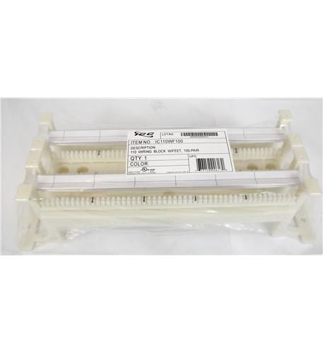 110 WIRING BLOCK W/ FT, 100-PAIR, CAT 5e