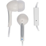 Noise-Isolating Earbuds with Microphone-White