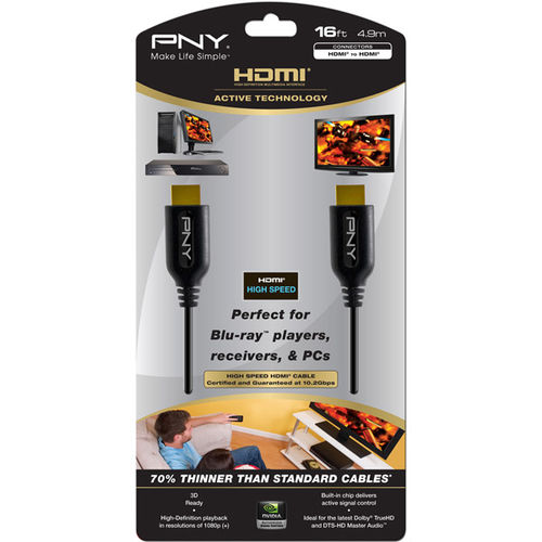 16' HDMI to HDMI Active High-Speed Apple Cable