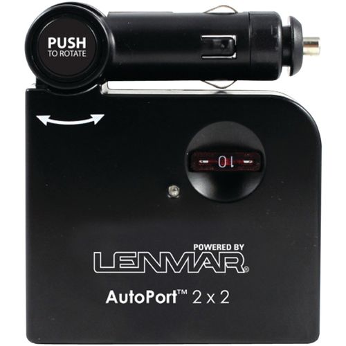 LENMAR SSPU2 AutoPort 2x2 USB & DC Car Adapter