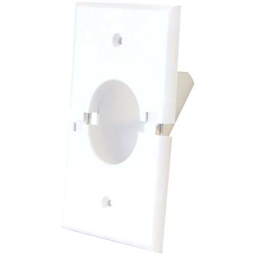 MIDLITE 1GSRWH Splitport(TM) Recessed Wall Plate