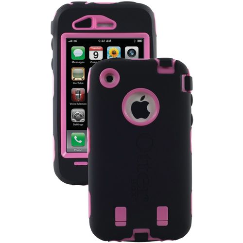 OTTERBOX 1942-22.5 iPhone(R) 3G/3GS Defender Series(R) Case (Black/Pink)