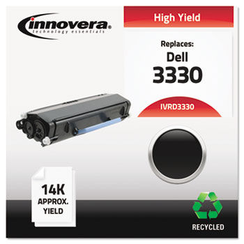 Remanufactured 330-5207 (3330) Toner, 14000 Page-Yield, Black