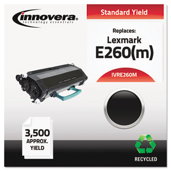 Remanufactured E260(M) (E260) MICR Toner, 3500 Page-Yield, Black