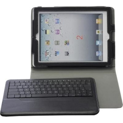 iPad Leather Case Keyboard Blk