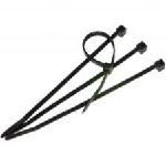 8""  18 lb BLACK NYLON TIE WRAP 100 PK