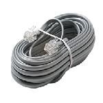 4C 7' Silver Modular Line Cord