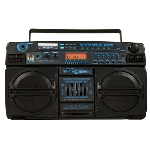 Lasonic High Performance Ghetto Blaster Music System with Bluetooth