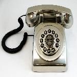 1950 Desk phone Silver