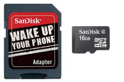 Card SDHC Micro 16GB Class 2 with Adapter Replacement SDSDQ-016G-A46A