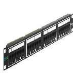 PATCH PANEL, CAT 5e, 24-PORT, 1 RMS