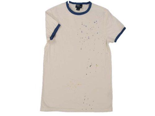 Polo Ralph Lauren Ralph Lauren Polo White And Blue Custom Fit Tshirt