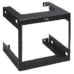 RACK, WALL MOUNT, 18in DEEP, 8 RMS