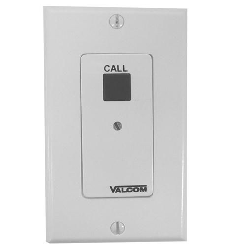 Call in switch w/volume control, white