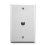 WALL PLATE, VOICE 6P6C, WHITE