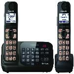 Dect 6.0+ Cordless, ITAD, 2 HS, DK, bk