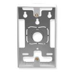 MOUNTING BOX, 1-GANG, WHITE