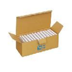 FACEPLATE, FLAT,1-GANG,4-PORT, 25PK, WH