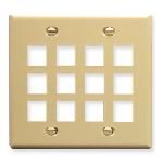 IC107F12IV - 12Port Face - Ivory