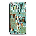 Klimt, Chic Hardshell iPhone 4 Case Teal
