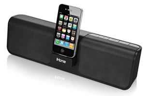 Rechargeable portable stereo speaker sys