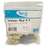 IC1076VCIV - 25PK Cat3 Jck 6Con. - Ivory