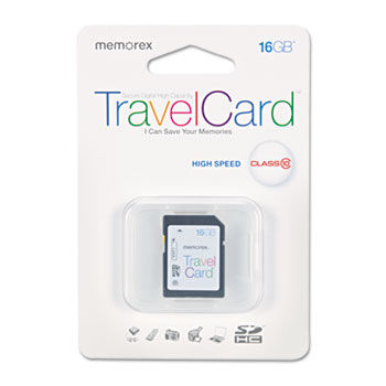 SDHC TravelCard, Class 10, 16GB