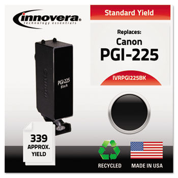 Remanufactured 4530B001 (PGI-225B) Ink, 339 Page-Yield, Black