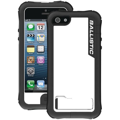 BALLISTIC EV0993-M385 iPhone(R) 5 Every1 Case with Holster (Black/White PC)