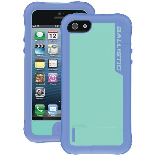 BALLISTIC EV0993-M095 iPhone(R) 5 Every1 Case with Holster (Pastel Violet/Pastel Blue PC)