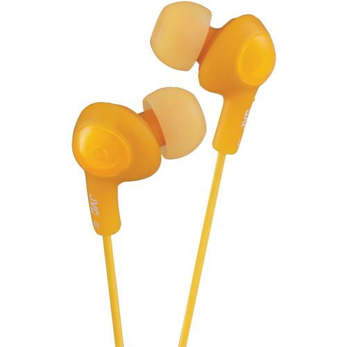 JVC HAFR6D Gumy Plus In-Ear Earbuds with Remote & Microphone (Orange)