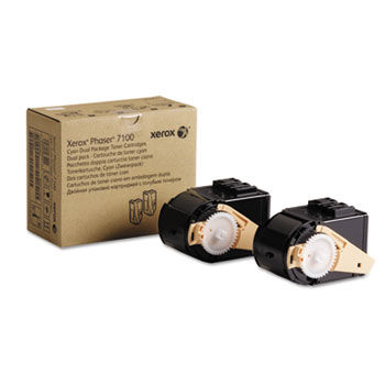 106R02602 Toner, 9000 Page-Yield, Cyan, 2/Pk