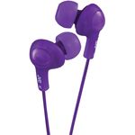 JVC HAFR6V Gumy Plus In-Ear Earbuds with Remote & Microphone (Violet)