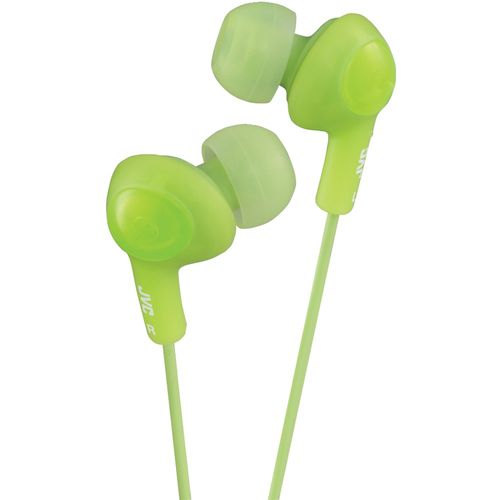 JVC HAFR6G Gumy Plus In-Ear Earbuds with Remote & Microphone (Green)