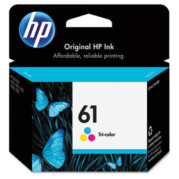 CH562WN (HP61) Ink Cartridge, 165 Page-Yield, Tri-Color
