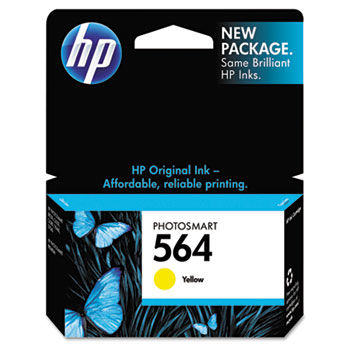 CB320WN (HP 564) Ink Cartridge, 300 Page-Yield, Yellow