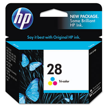 C8728AN (HP 28) Ink Cartridge, 240 Page-Yield, Tri-Color