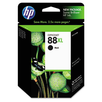 C9396AN (HP 88XL) Ink, 2450 Page-Yield, Black