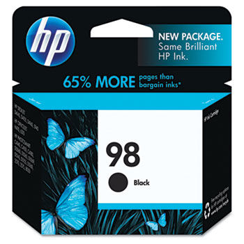 C9364WN (HP-98) Ink Cartridge, 420 Page-Yield, Black