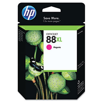 C9392AN (HP 88XL) Ink Cartridge, 1980 Page-Yield, Magenta