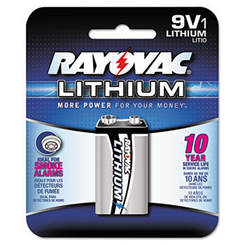 Lithium Batteries, 9V