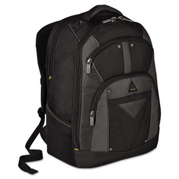 Conquer 16"" Backpack, 11-8/10 x 7-1/2 x 18-3/4, Black