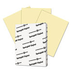 Digital Index Color Card Stock, 90 lbs., 8-1/2 x 11, Canary, 250 Sheets/Pack