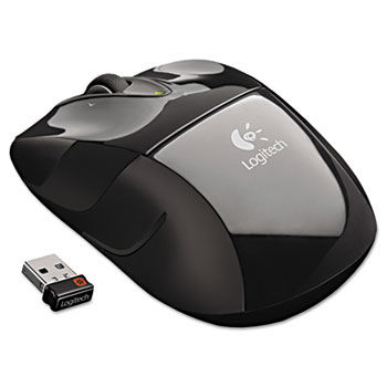M525 Wireless Mouse, Compact, Right/Left, Black