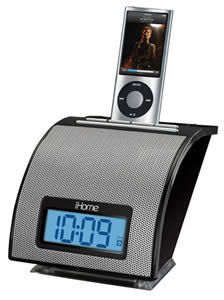 Space Saver Alarm Clock for your iPod