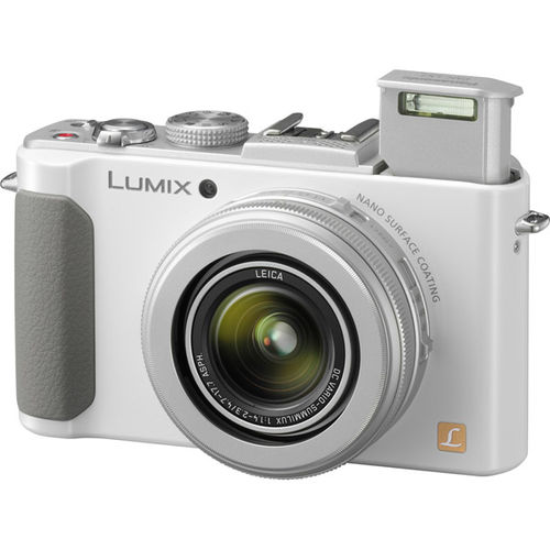 Lumix LX7 10.1MP Full HD 60P Digital Camera with Fast & Bright Leica Optics-White