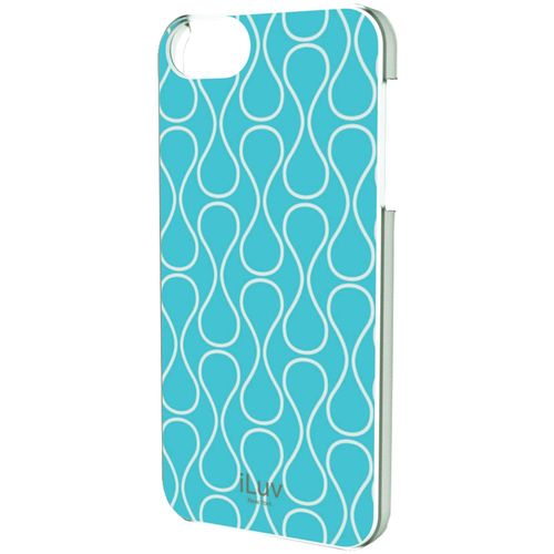 ILUV ICA7H307BLU iPhone(R) 5/5S Festival Chic Hardshell Case (Blue)