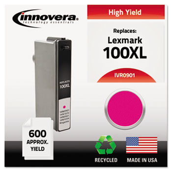 Remanufactured High-Yield 14N0901 (100XL) Ink, 600 Page-Yield, Magenta